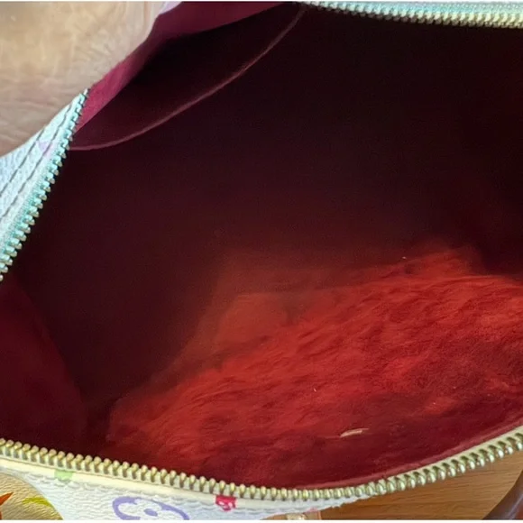 Authentic, Louis Vuitton Murakami White, Speedy - Picture 7 of 9